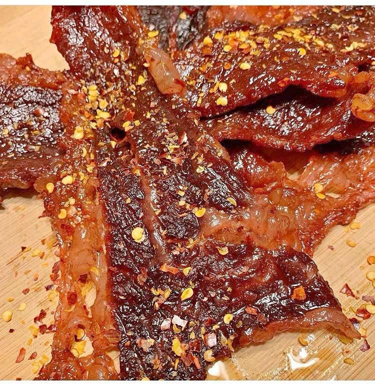 Sweet • Beef Jerky • Addictive • Bold Flavor • Crunchy Mild CRISPY SAVORY (No HEAT)